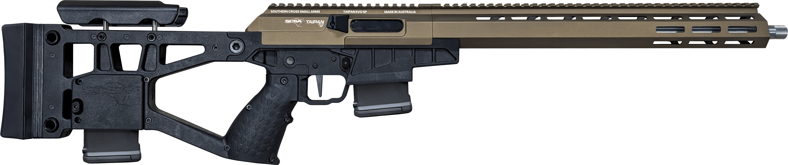 SCSA Taipan EVO Light Straight Pull .223 Rem - Burnt Bronze