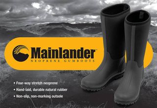 Mainlander Neoprene Gumboots - Black