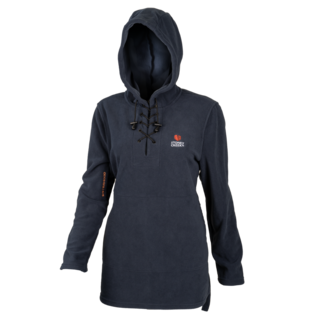 Stoney Creek Womens Fleece Lace Up Hoodie - Navy