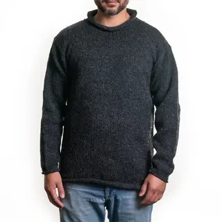 Mount Kiwi Weekender Wool Jersey Men - Charcoal