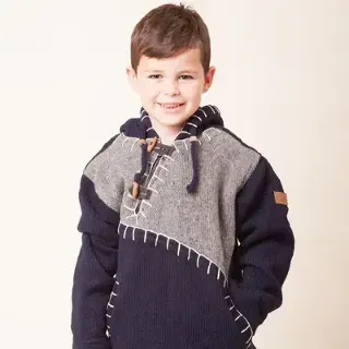 Mount Kiwi Woodville Stitch Boys Jersey - Navy
