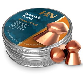 H&N .177 Baracuda Power 8.8gr Pellets