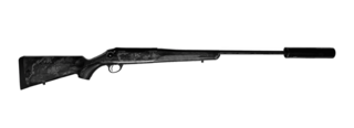 Tikka T3X Blackout Fluted MT 7MM PRC with Hausken JD184 Suppressor