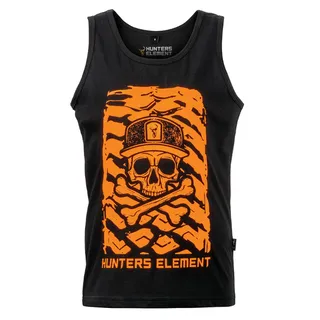 Hunters Element Kids Dead Tread Singlet Black/Orange